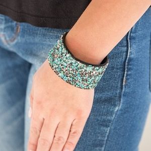 Crush Rush - Green Wrap Bracelet